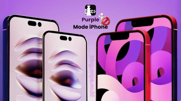 purple mode iphone